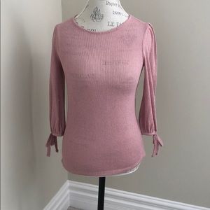 Pink Long Sleeved Top
